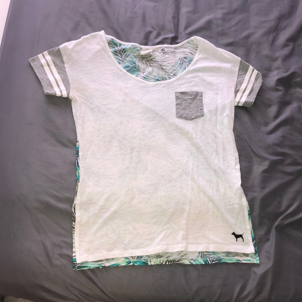 Victoria’s secret PINK scoop neck pocket tee